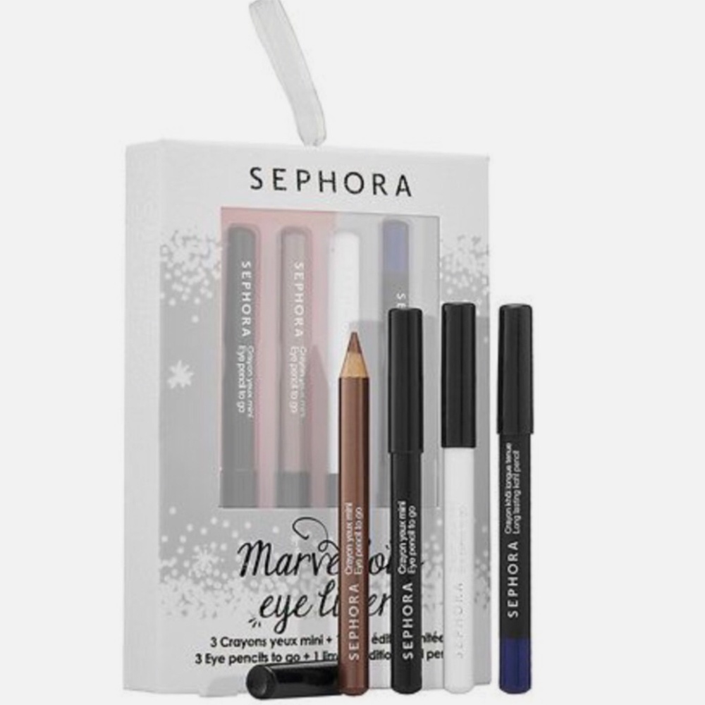Sephora Marvelous Eye Liner Collection Holliday Gift Ornament Packaging NWT